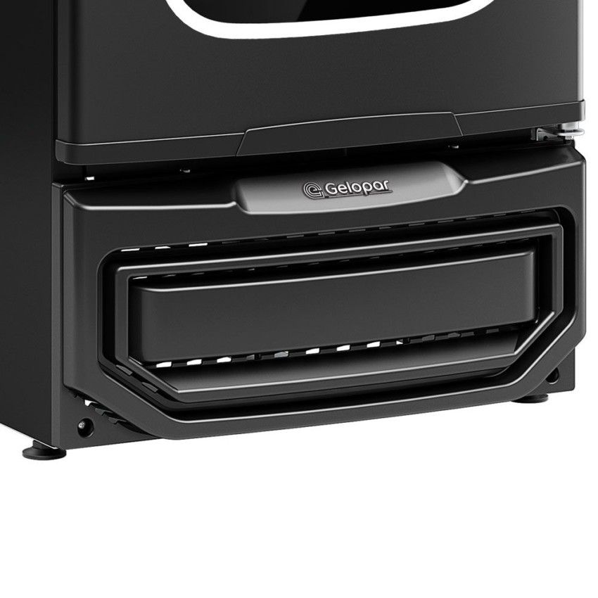 Cervejeira Gelopar 410L GRBA-400 Porta Adesivada Beer Preto 220V