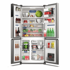 Refrigerador Electrolux 581L IQ8S Multidoor Inverter Experience com Flexispace Inox Look 220V