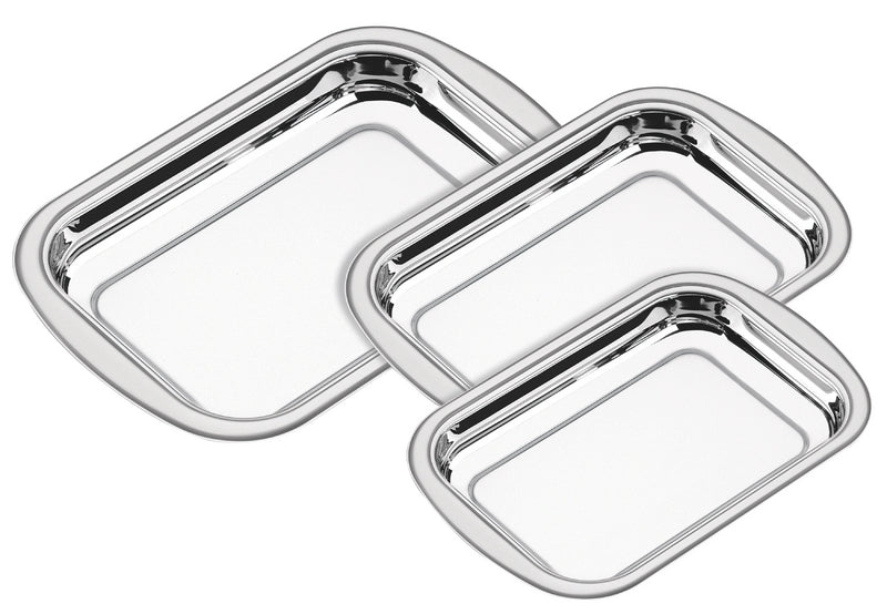 Jogo de Assadeiras Tramontina 3 Peças Aço Inox
