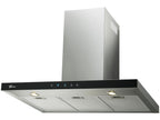 Coifa Fischer Infinity 90cm de Parede Painel Digital com Vidro Preto 19902-22550 Aço Inox Escovado 220V