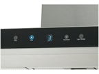 Coifa Fischer Infinity 90cm de Parede Painel Digital com Vidro Preto 19902-22550 Aço Inox Escovado 220V