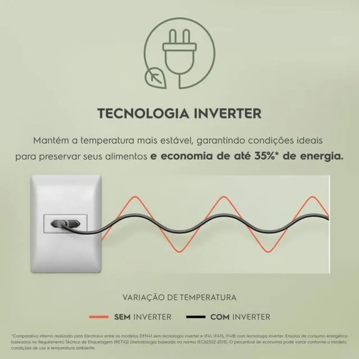 Refrigerador Electrolux 380L AutoSense Inverter Duplex Inox 220V