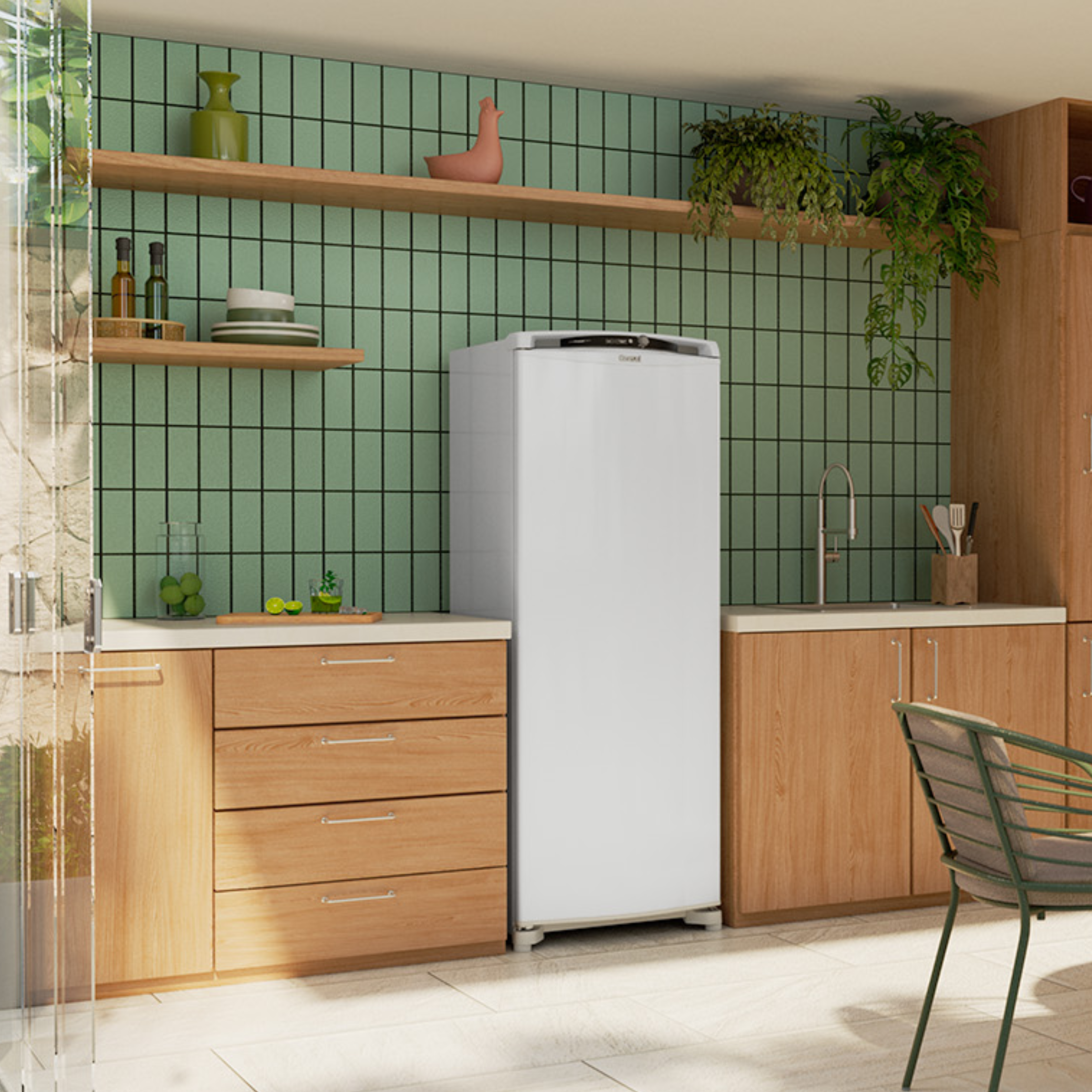 Freezer Vertical Consul 246L CVU30FB A+ 1 Porta Branco 220V