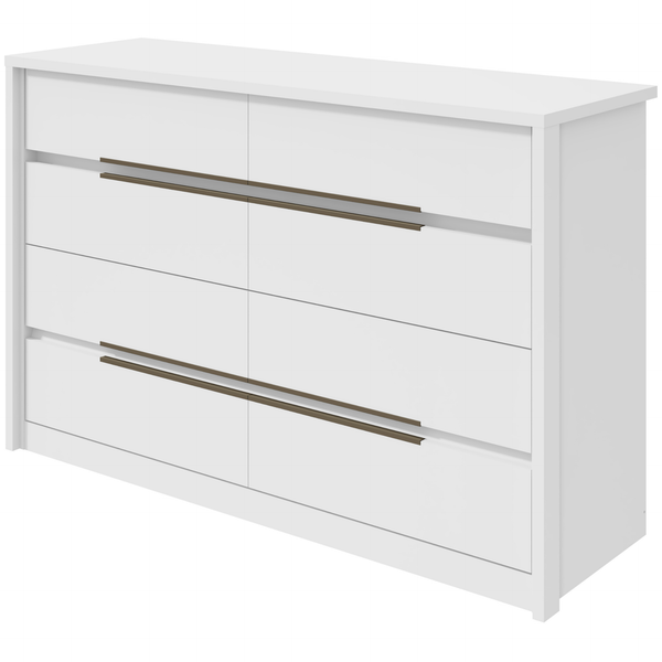 Cômoda Urban Lopas 8 Gavetas 152cm Branco