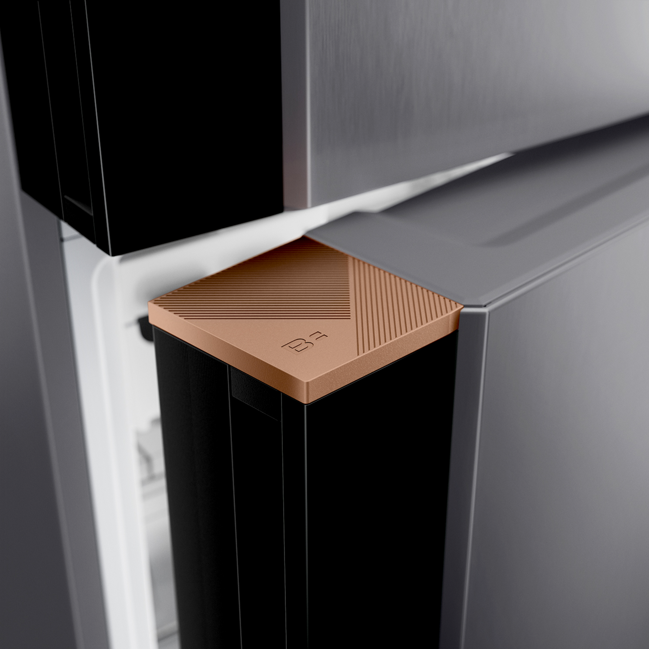 Refrigerador Brastemp 500L BRE66AK Duplex Inverse Inteligente B= Smart Cor Inox Bivolt