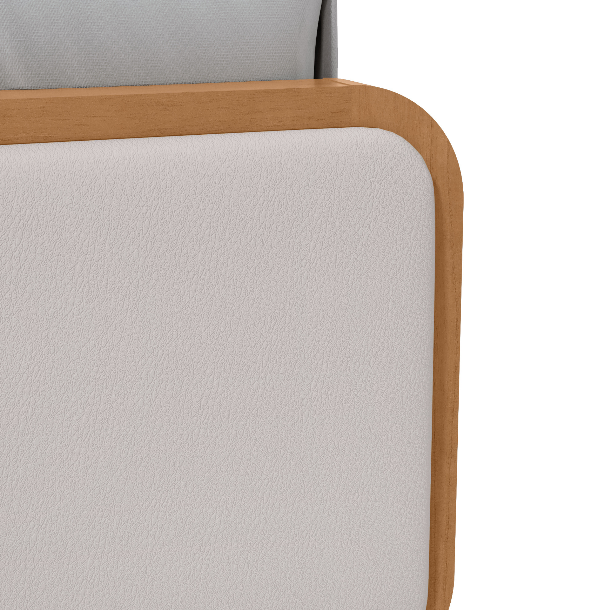 Cama Bibox Loop Lopas Com Cama Auxiliar Amêndoa e Off White