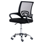 Cadeira Giratória AJ Basic Mesh Diretor Preto