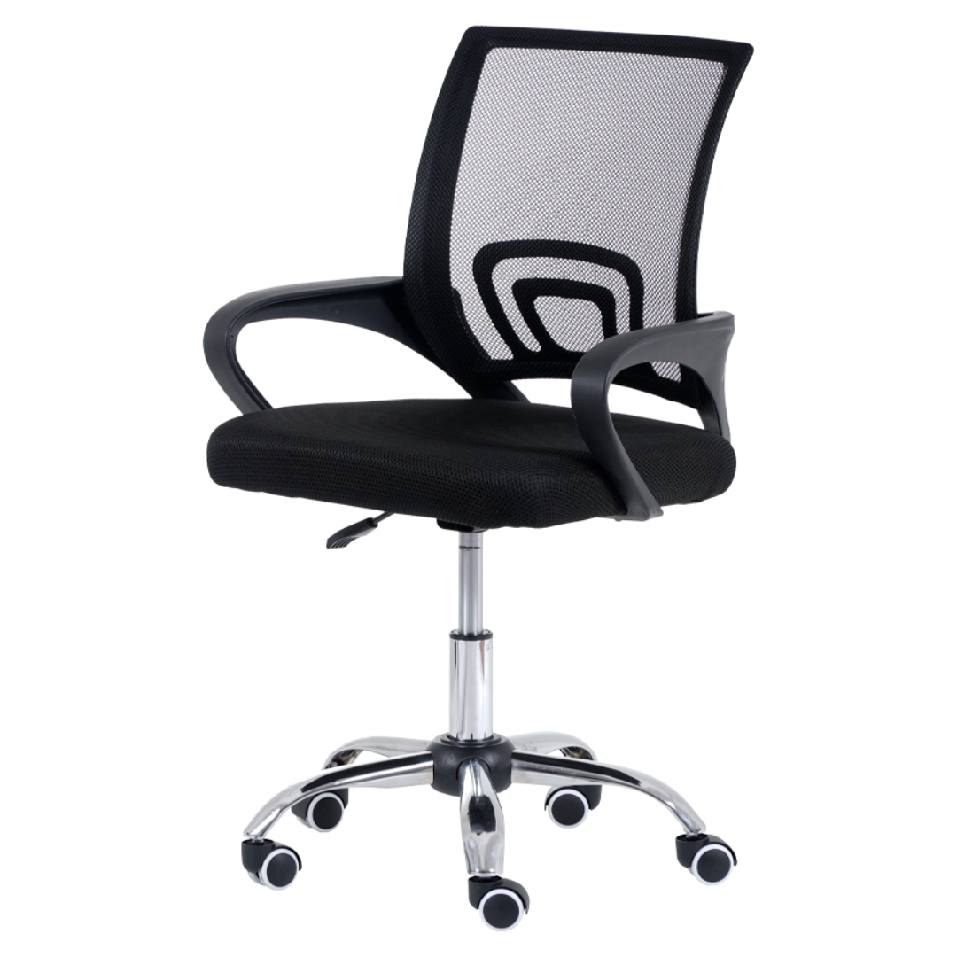 Cadeira Giratória AJ Basic Mesh Diretor Preto