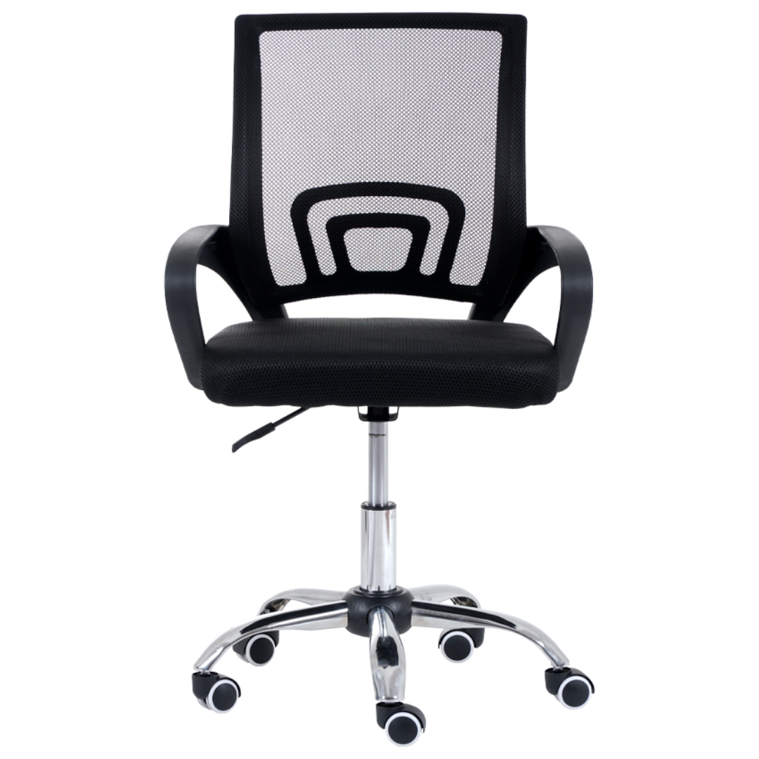 Cadeira Giratória AJ Basic Mesh Diretor Preto