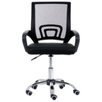 Cadeira Giratória AJ Basic Mesh Diretor Preto