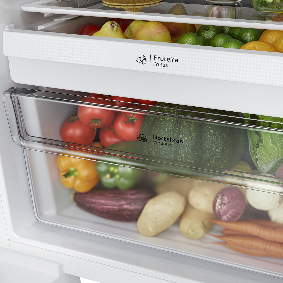 Refrigerador Consul 455L CRM56MB Duplex Inverter Branco 220V
