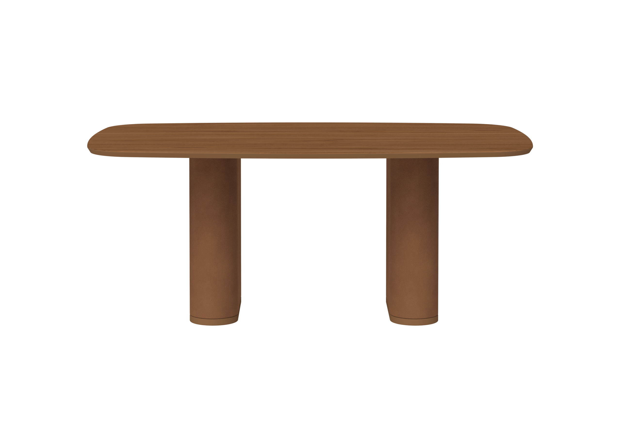 Mesa Retangular Lintz Província 184x110cm Caramelo Tampo Canella