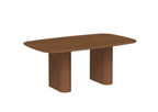 Mesa Retangular Lintz Província 184x110cm Caramelo Tampo Canella