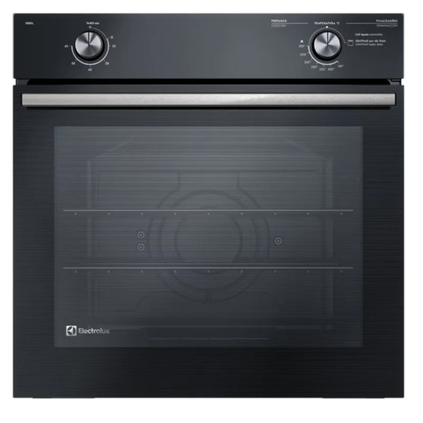 Forno de Embutir a Gás Electrolux 80L OE8GL Efficient PerfectCook e Grill Preto 220V