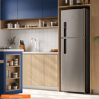 Refrigerador Electrolux 400L IF44S Inverter Duplex AutoSense Inox Look 220V