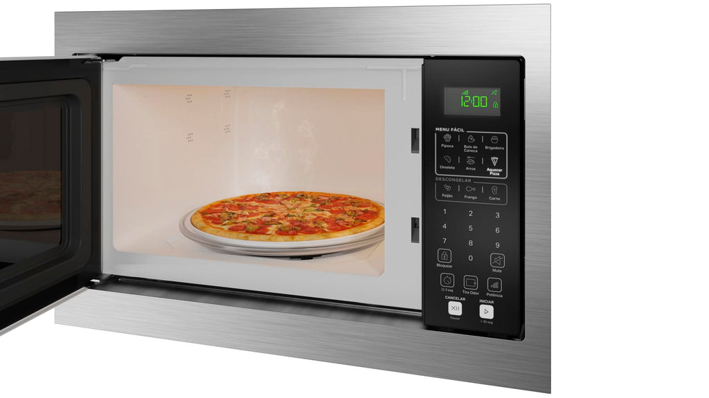 Micro-ondas de Embutir Consul 32L CM146AE Menu Fácil Inox/Preto 220V