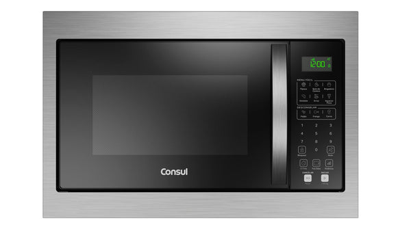 Micro-ondas de Embutir Consul 32L CM146AE Menu Fácil Inox/Preto 220V