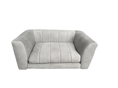 Sofá Pet Alure 80cm Molufan Veludo Prata
