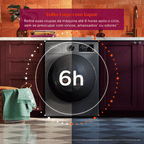 Lavadora de Roupas Brastemp 14KG BNF14A Inverter B= Smart Titanium 220V
