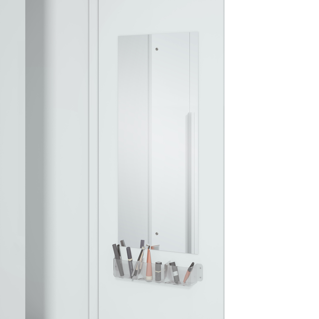 Roupeiro Imperatore Lopas  274cm 100% MDF 6 Portas com Puxador em Madeira Branco