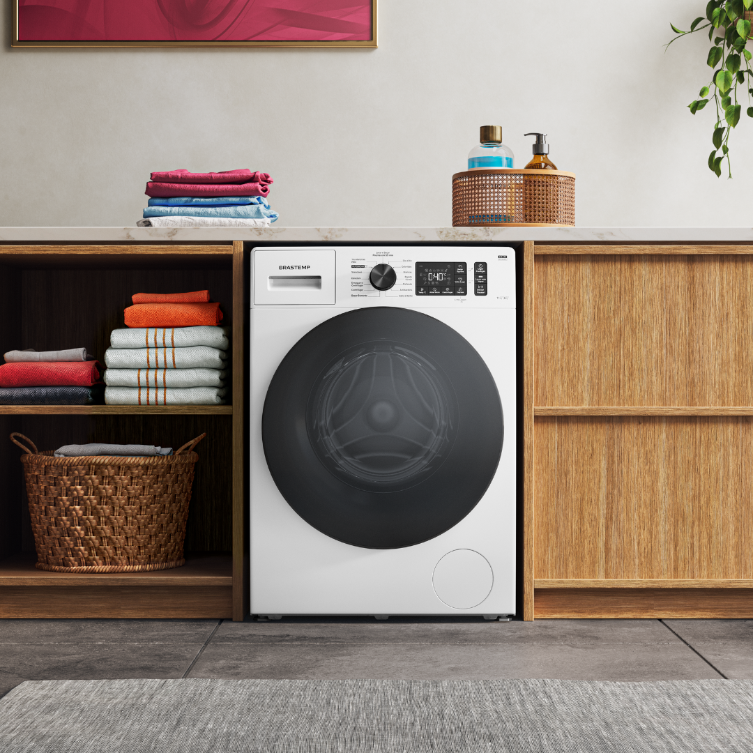 Lava e Seca Brastemp 11kg Smart Sensor BNO11AB Inverter Branco 220V
