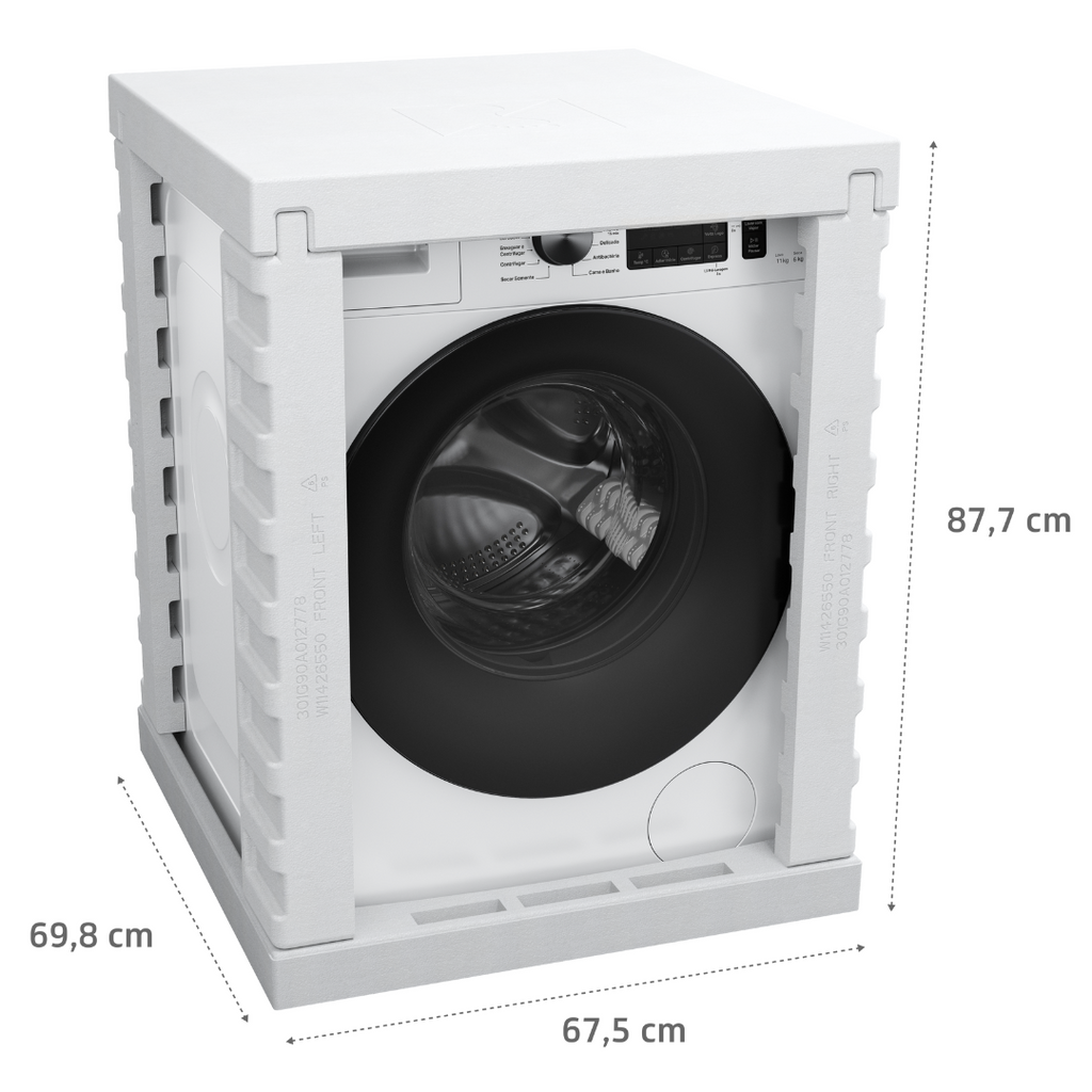 Lava e Seca Brastemp 11kg Smart Sensor BNO11AB Inverter Branco 220V