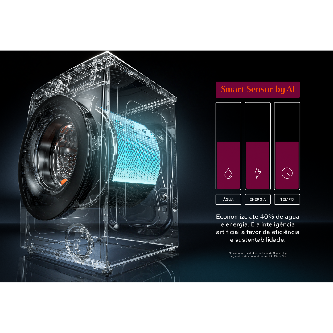 Lava e Seca Brastemp 11kg Smart Sensor BNO11AB Inverter Branco 220V