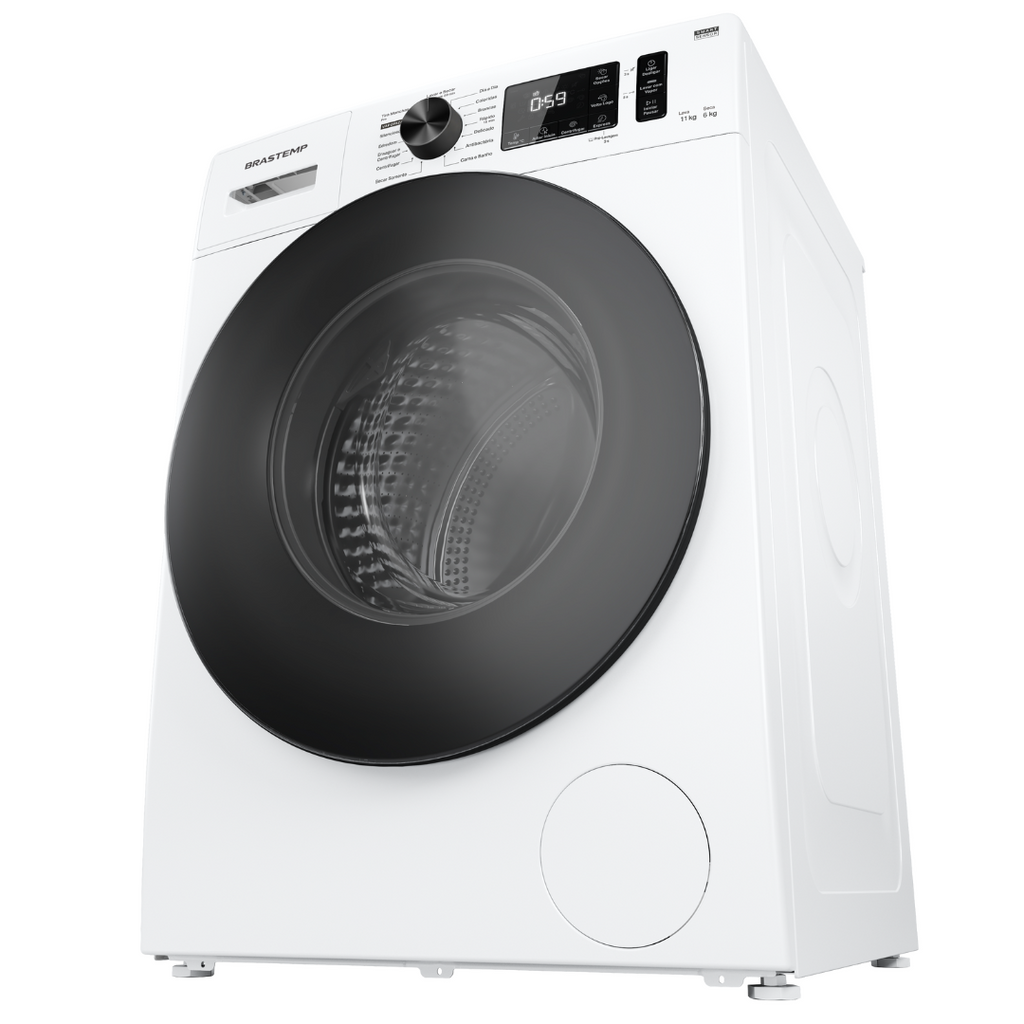 Lava e Seca Brastemp 11kg Smart Sensor BNO11AB Inverter Branco 220V