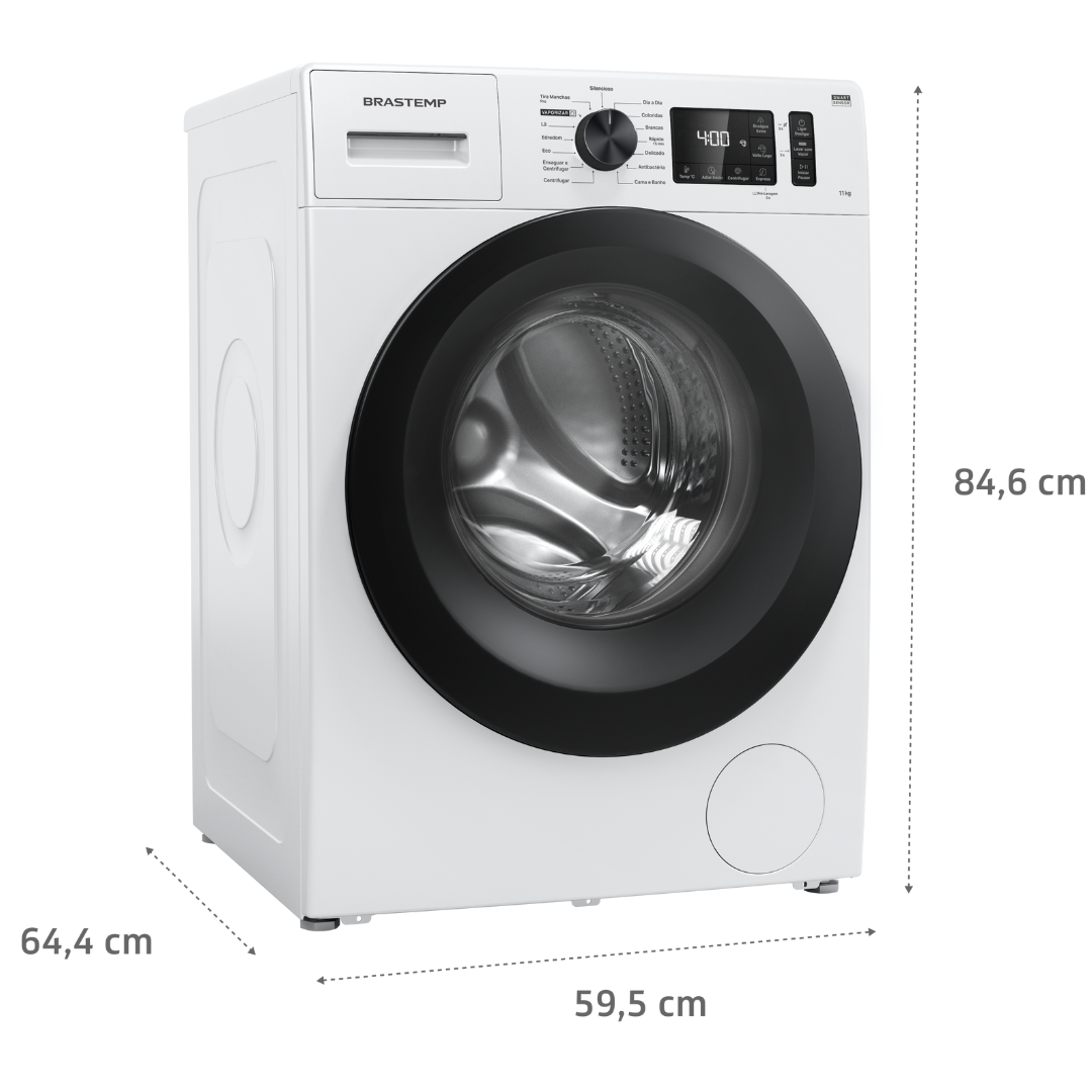 Conjunto Brastemp Lavadora de Roupas 11kg BNF11 +  Secadora Piso 10kg BSR10 220V