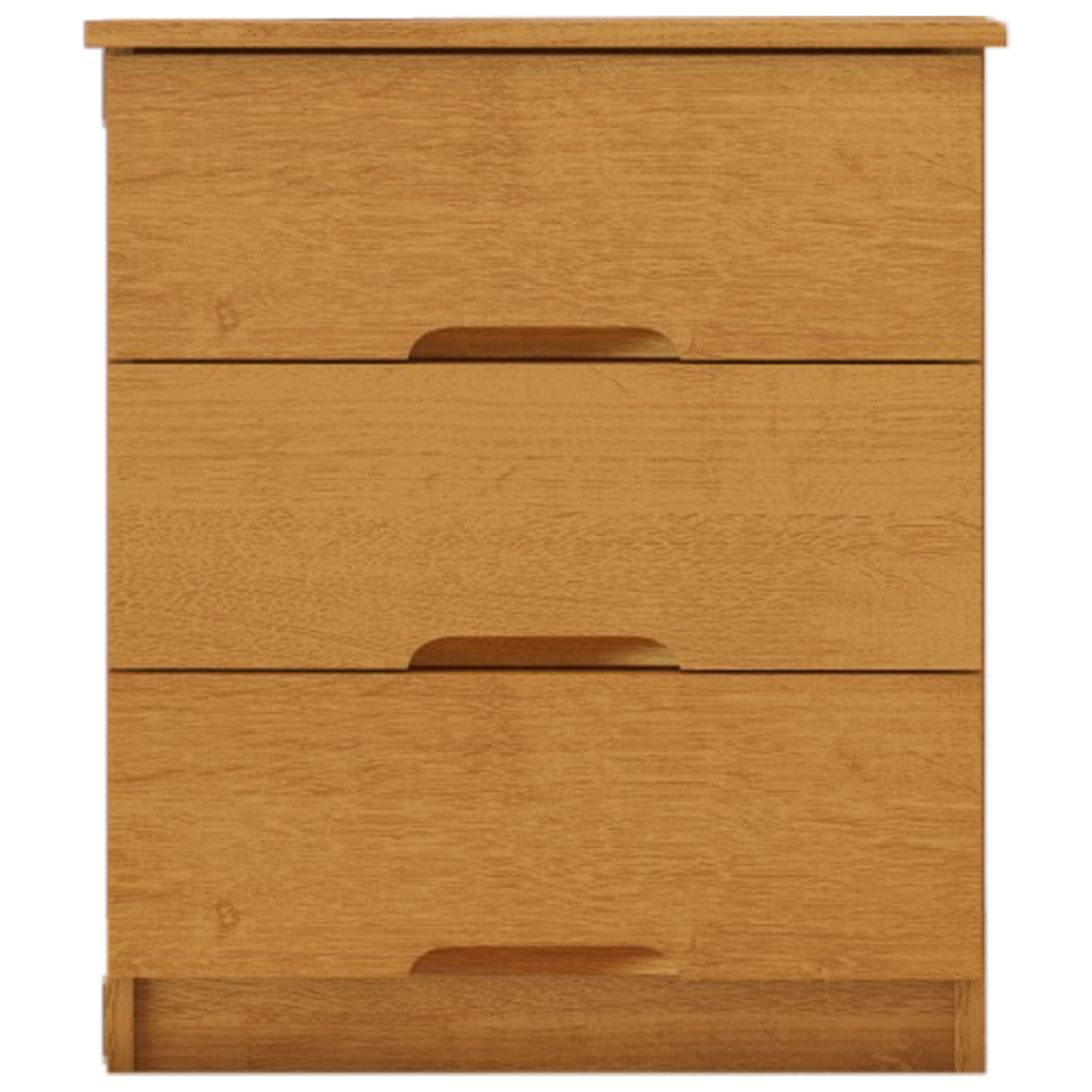 Mesa de Cabeceira Londres Europa 3 Gavetas Peroba