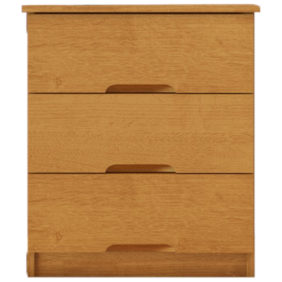 Mesa de Cabeceira Londres Europa 3 Gavetas Peroba