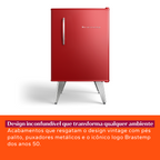 Frigobar Brastemp Retrô 76L BRA08HV Vermelho 220V