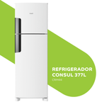 Refrigerador Consul 377L CRM44M Duplex Inverter Branco 220V