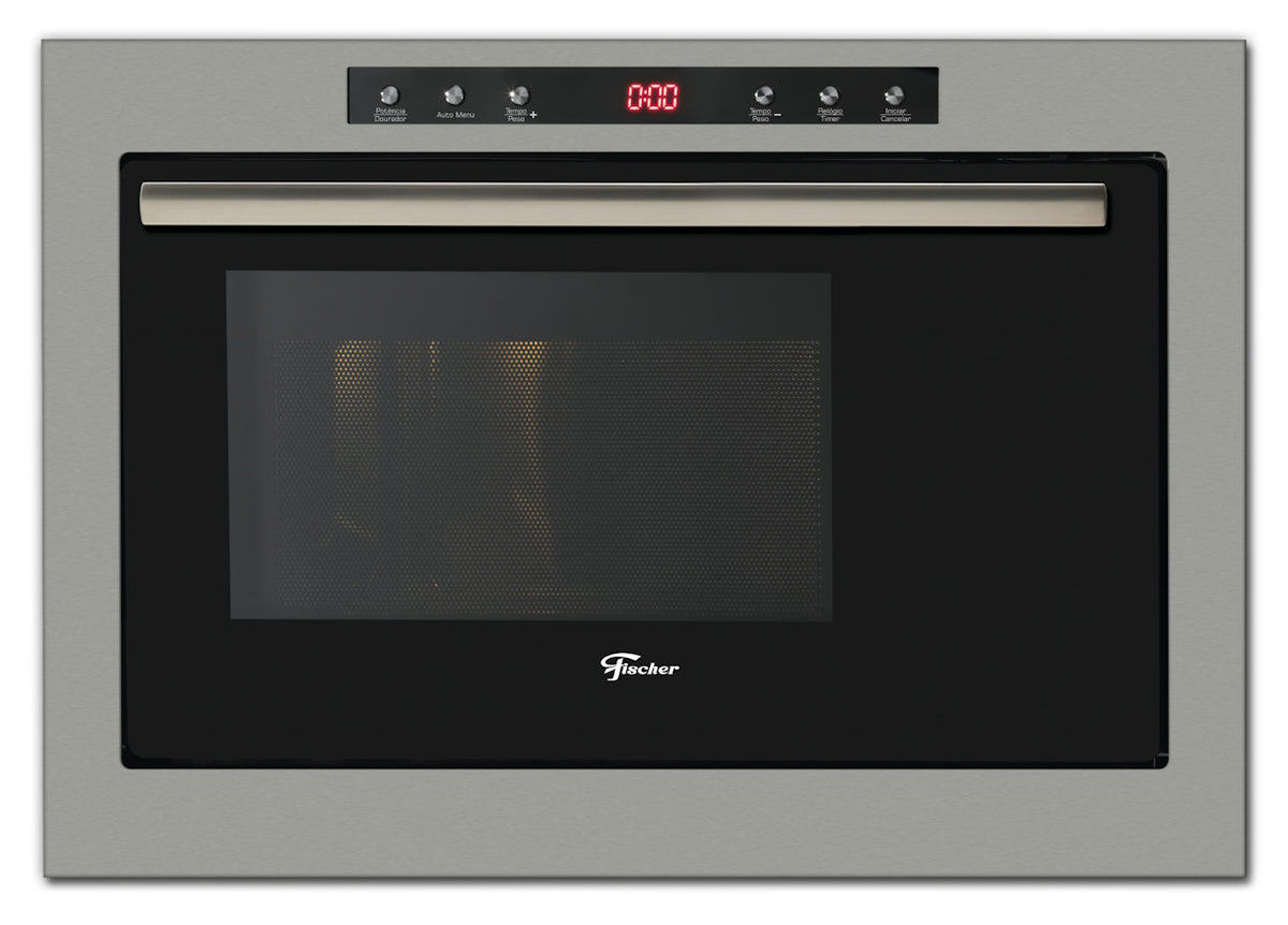 Micro-ondas de Embutir Fischer 25L Infinity Inox 220V