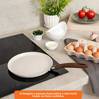 Tapioqueira e Panquequeira Brinox Smart Plus Indução Antiaderente Vanilla