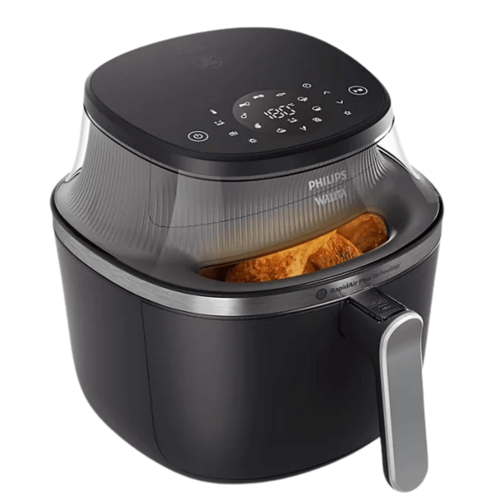 Fritadeira Elétrica Sem Óleo AirFryer 7,2L Philips Walita Série 3000 Preto 220V