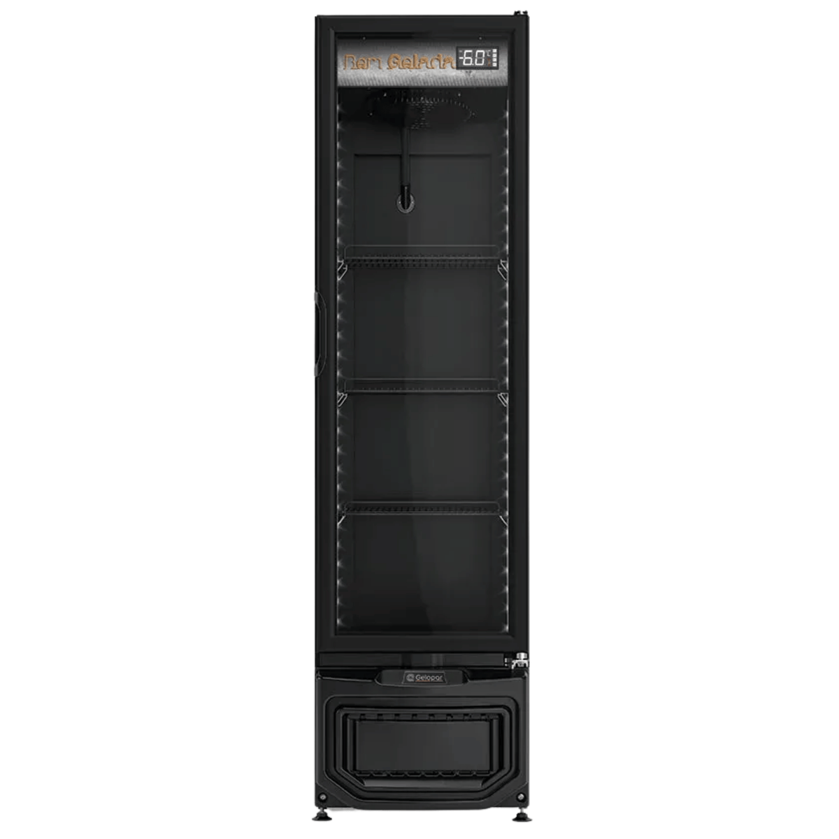 Cervejeira Expositora Gelopar 230L GCB-23EV Porta de Vidro Iluminação em LED Preto 220V