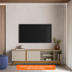 Rack Istambul Linea 200cm Nature e Off White