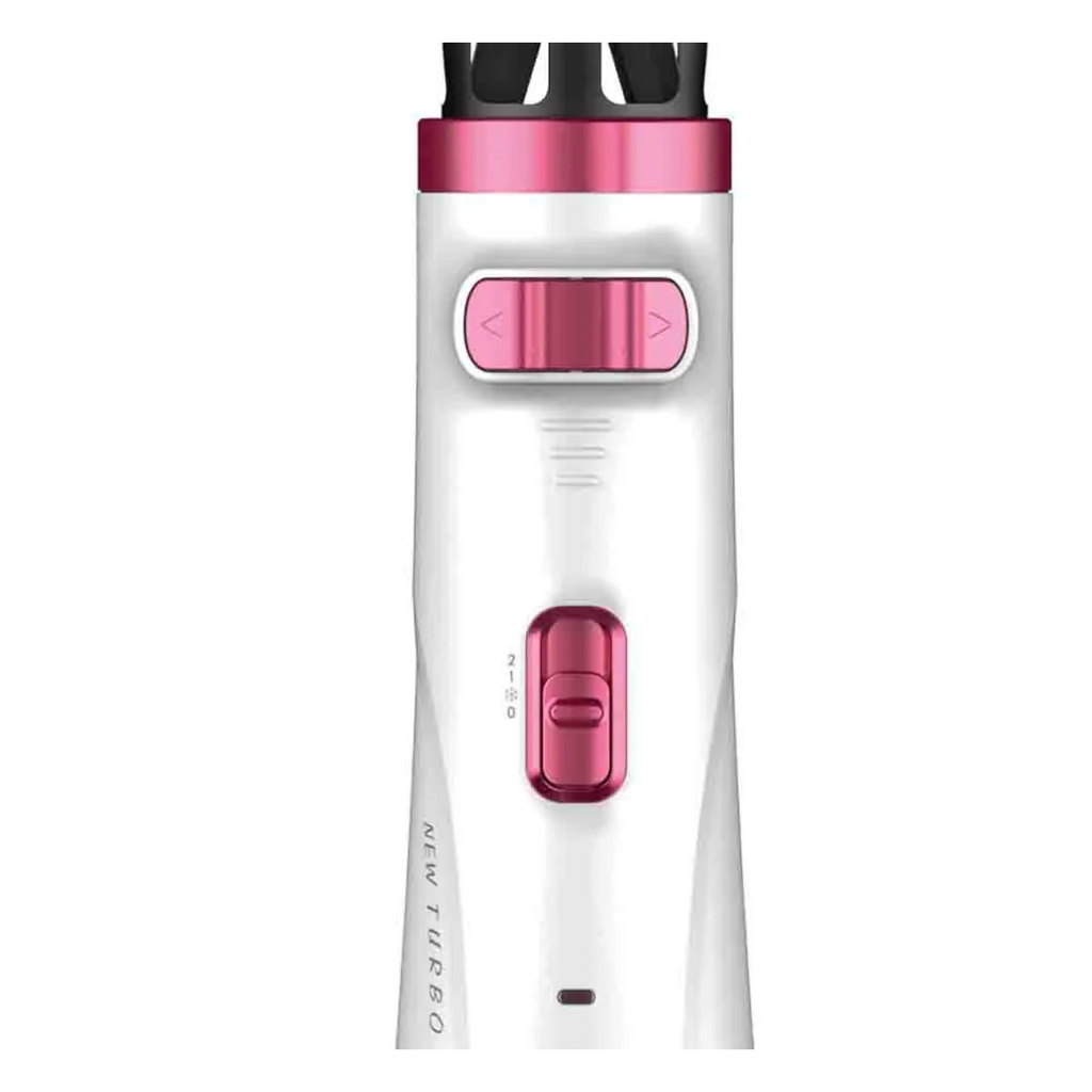 Escova Rotativa Gama Modeladora New Turbo Plus Branco e Rosa 220V