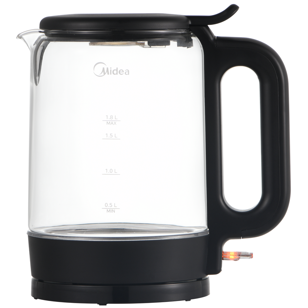 Chaleira Elétrica Midea 1,8L KGL17P2 Top Fill Glass Preto 220V