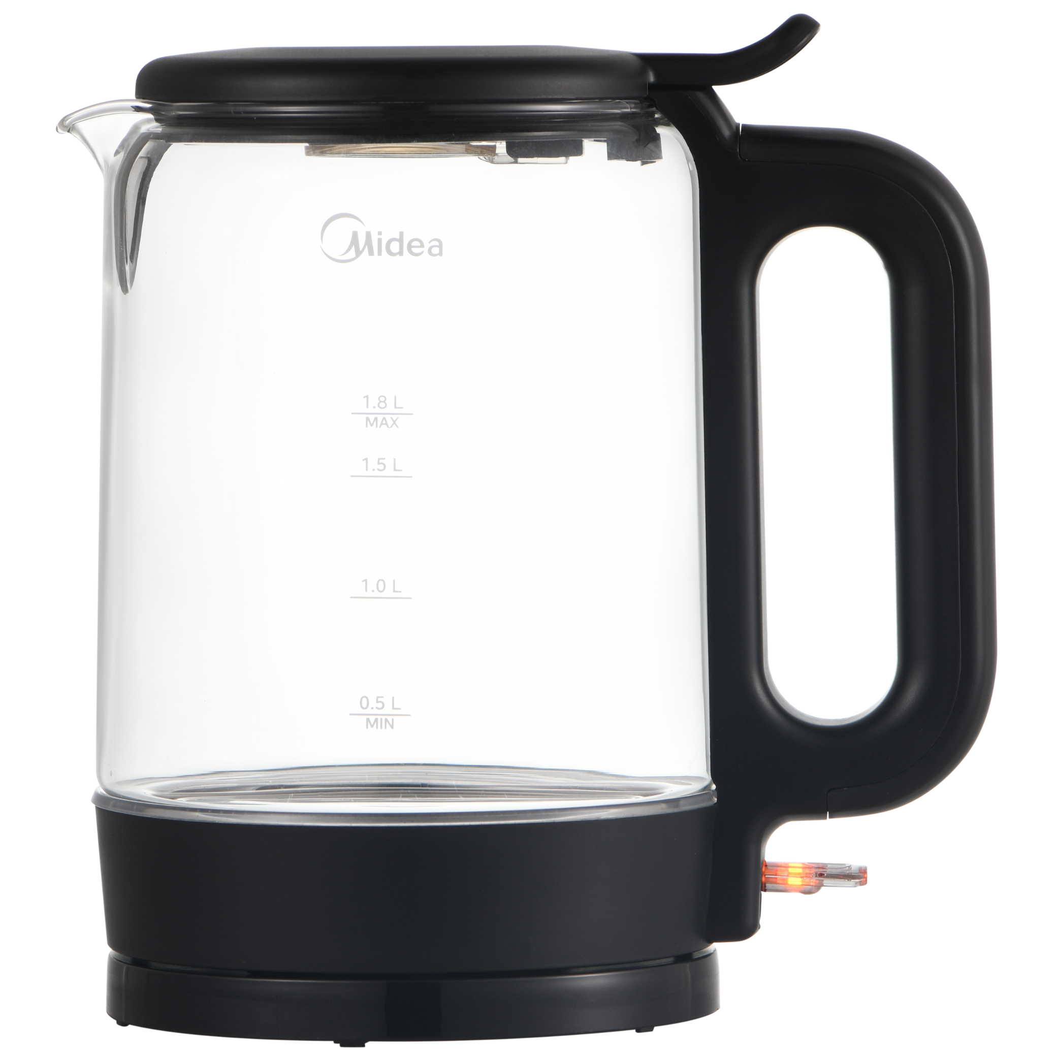 Chaleira Elétrica Midea 1,8L KGL17P2 Top Fill Glass Preto 220V