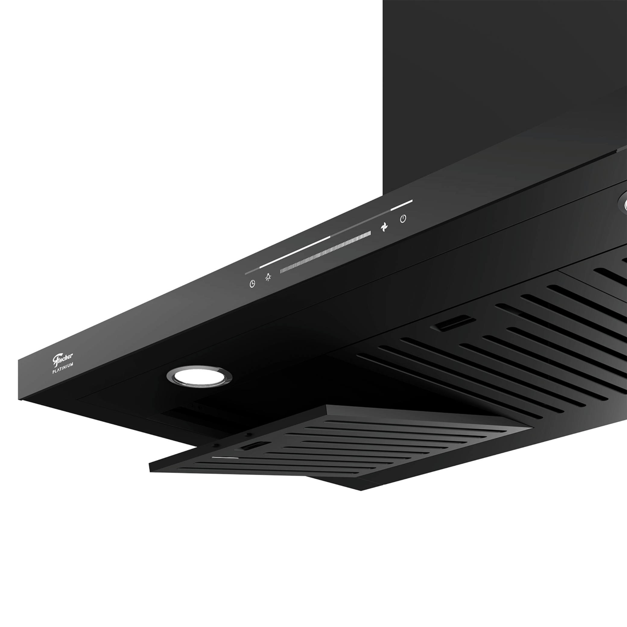 Coifa de Parede Fischer Platinium 90cm Controle por Gesto Preto 220V