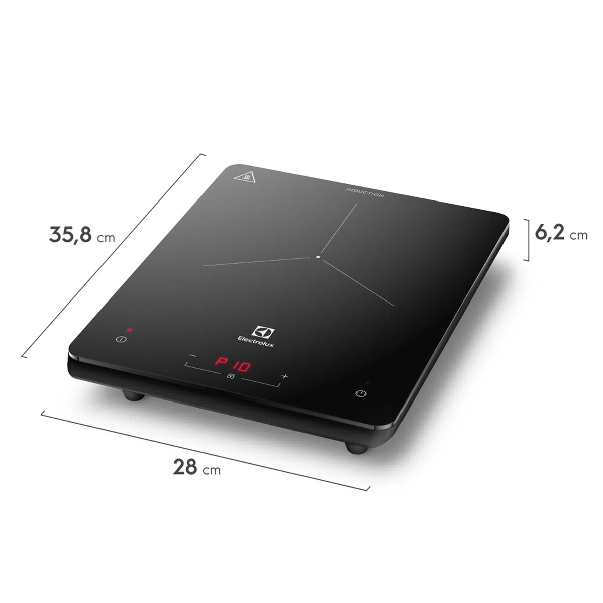 Cooktop Indução Electrolux 1 Boca Vitrocerâmica IE3TP Preto 220V