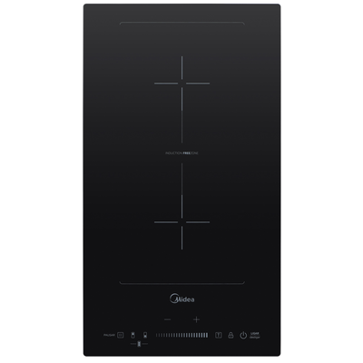 Cooktop Indução Midea 2 Bocas Free Zone Vitrocerâmica Preto 220V