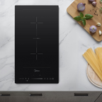 Cooktop Indução Midea 2 Bocas Free Zone Vitrocerâmica Preto 220V