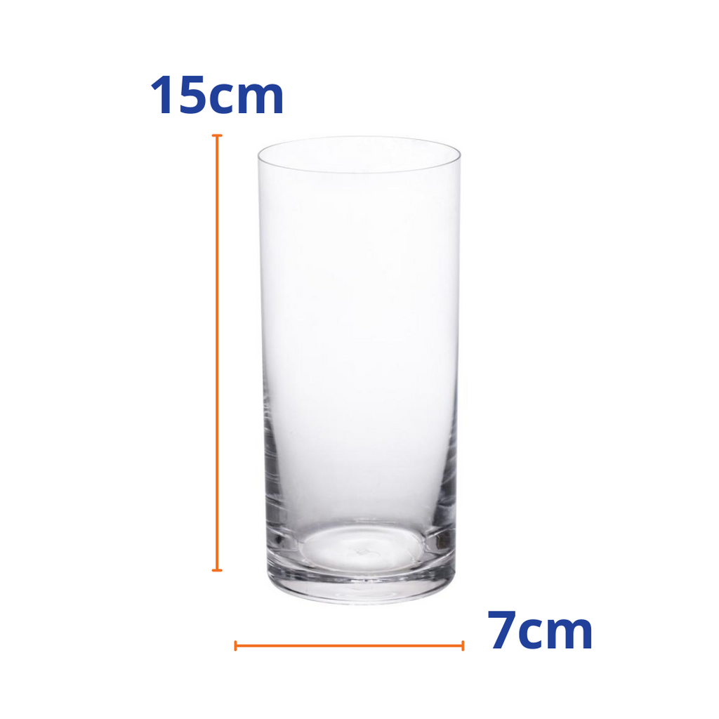Jogo 6 Copos Etilux em Cristal Bohemia Larus 350ml