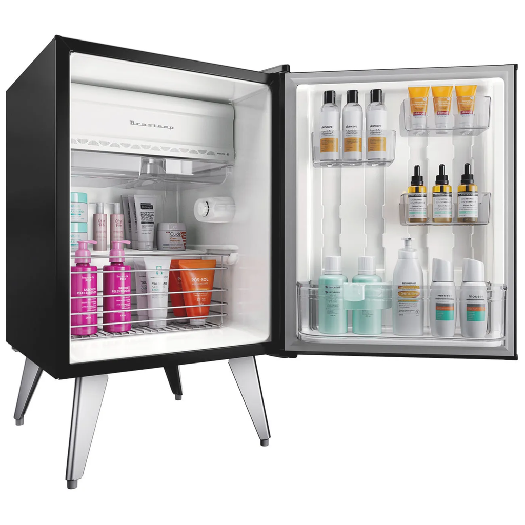 Frigobar Brastemp Retrô 76L BRA08ME Black 220V