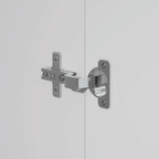 Armário Multiuso Bliss Lopas 2 Portas 50cm Amêndoa e Branco