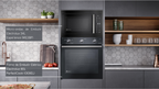 Kit Electrolux de Embutir Forno Elétrico 80L Efficiente PerfectCook+Micro-ondas 34L Experience 220V
