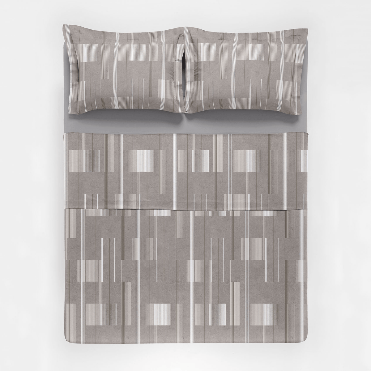 Jogo de Roupa de Cama Casal 4 Peças Hedrons Percal 200 Fios Urban